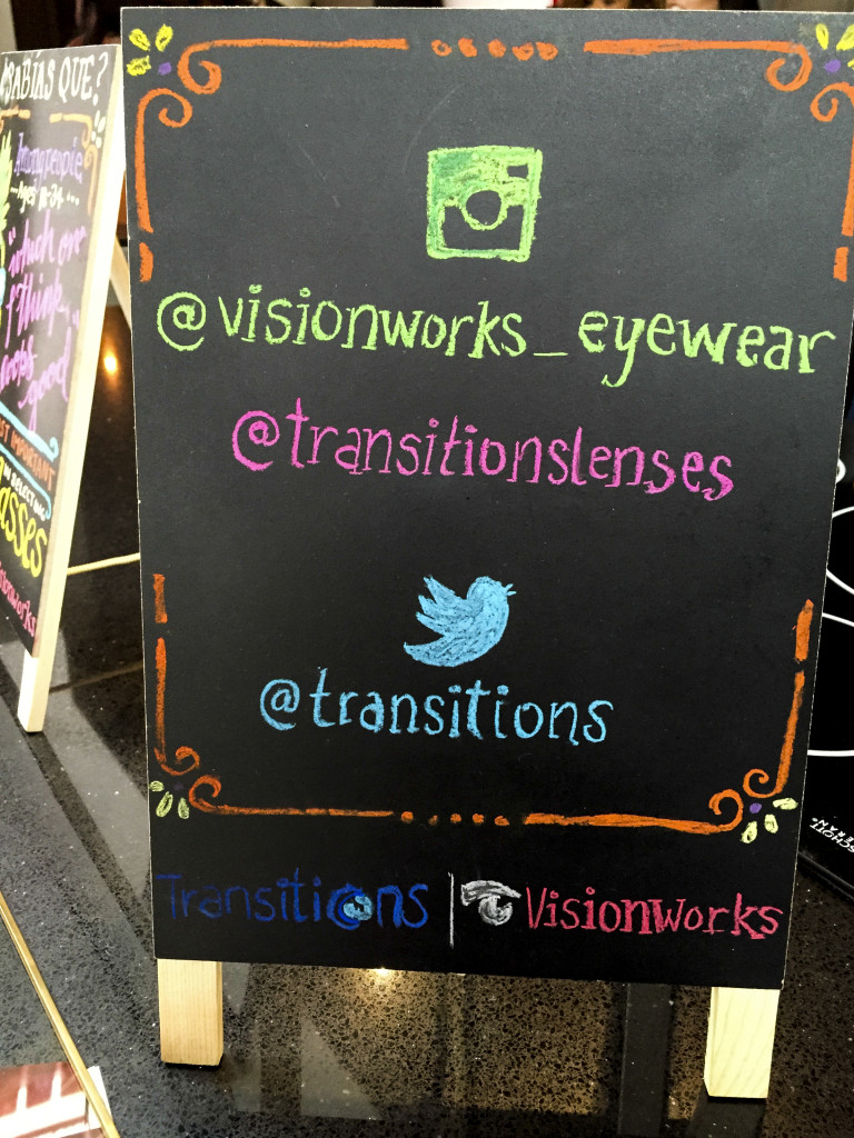 Visionworks and Transitions Lenses on Social Media